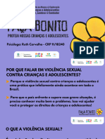 Palestra - Violência Sexual Contra Crianças e Adolescentes PDF