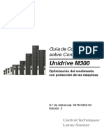 Unidrive m300 Control Quick Start Guide Es