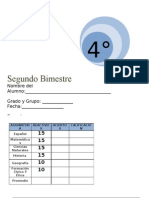 Examen Lainitas 4to Grado - Bimestre 2 (2011-2012)