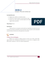 Lesson 2 Basic Enterprise Network Architectures