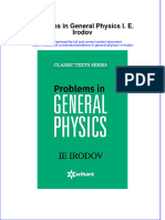 PDF Problems in General Physics I. E. Irodov All Chapter