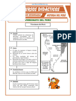 FICHA Virreinato Del Perú para Segundo Grado de Secundaria