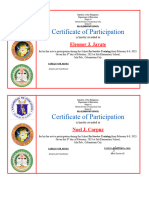 Certificate INSET