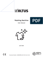 Altus Afl710w Washing Machine User Manual