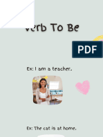 Verb To Be EFL Grammar Presentation PDF