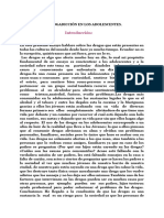 La Drogadicción en Adolescentes