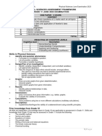 Physical Sciences GR 11 Assessment Frame June 2023 ENG