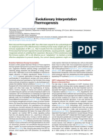 Imnuty Based Evolutionaru Interpretation of Diet Induced Thermogenesis