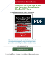 Software Defined-WAN For The Digital Age: A Bold Transition To Next Generation Networking 1st Edition David W. Wang Download PDF