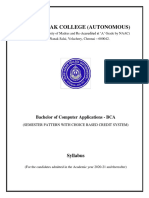 Guru Nanak College (Autonomous) : Bachelor of Computer Applications - BCA