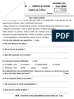 EVALUATION DIAGNOSTIQUE 2022 4ème ANNEE