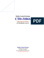 CTD-3104A: Operation Guide