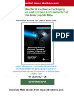 (FREE PDF Sample) Thermal and Structural Electronic Packaging Analysis For Space and Extreme Environments 1st Edition Juan Cepeda-Rizo Ebooks