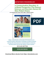 Full Download Introduction To Communication Disorders: A Lifespan Evidence-Based Perspective (The Pearson Communication Sciences and Disorders Series) 6th Edition Robert Owens PDF