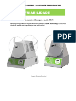 DE-21 - Manual de Instruções - Friabilômetro, Modelo 300, Ethik