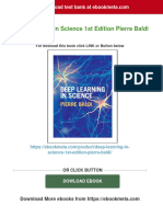 Deep Learning in Science 1st Edition Pierre Baldi Download PDF