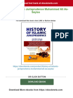 (FREE PDF Sample) History of Islamic Jurisprudence Muhammad Ali As-Sayiss Ebooks