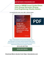 Design and Development of MEMS Based Guided Beam Type Piezoelectric Energy Harvester (Energy Systems in Electrical Engineering) Shanky Saxena