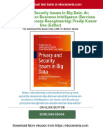 (FREE PDF Sample) Privacy and Security Issues in Big Data: An Analytical View On Business Intelligence (Services and Business Process Reengineering) Pradip Kumar Das (Editor) Ebooks