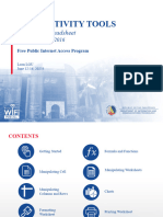 Module 3 - Electronic Spreadsheet MS Excel 2016 FINAL