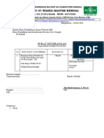 Surat Keterangan Ke DINAS KEMENDIKBUD 2021