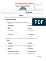 Biology FinalQP (Diff) T2 2023-24 Edited