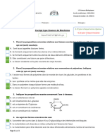 Corrigé Examen Biochimie 23-24