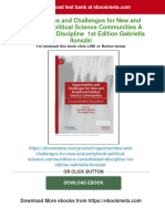 Opportunities and Challenges For New and Peripheral Political Science Communities A Consolidated Discipline 1st Edition Gabriella Ilonszki