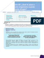 S05 S06 Social Prevención Riesgo Qué Le Pasa Al Organismo Cuando Se Consumen Drogas 04 Junio