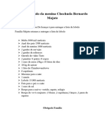 Lista de Lobolo Da Menina Chochuda Bernardo Majate