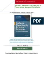 (FREE PDF Sample) Nonlinear Dimensionality Reduction Techniques: A Data Structure Preservation Approach Lespinats Ebooks