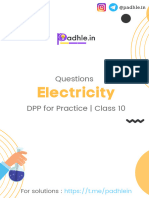 Electricity DPP Questions