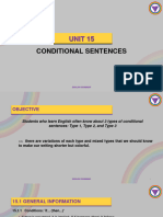 Unit 15 - Conditional Sentences