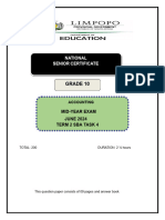 Grade 10 Accn QP June Exan 2024