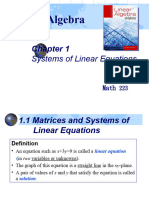 Mat 223 - Ch1-LinEquations