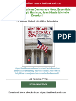 Full Download Test Bank For American Democracy Now, Essentials, 7th Edition, Brigid Harrison, Jean Harris Michelle Deardorff PDF