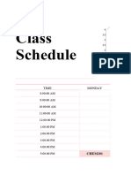 Student Planner Template