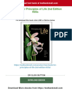 Instant Download Test Bank For Principles of Life 2nd Edition Hillis PDF All Chapter