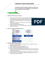 Preguntas de Seguridad y Salud Ocupacional