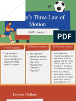 Newton's Three Law of Motion