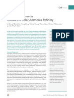 Greening Ammonia Toward The Solar Ammonia Refinery