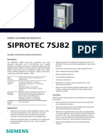 Siprotec 7sj82 Profile