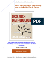 Test Bank For Research Methodology A Step-by-Step Guide For Beginners, 4th Edition Ranjit Kumar All Chapter Instant Download