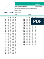 7º Ano Cad - Aluno - Mat - CNT - Lem - Prova Paulista - 2º Bim