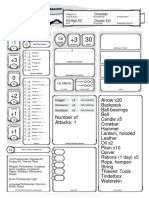 Example LVL 1 Rouge Character Sheet Dnd5e