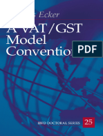 VAT GST Model Convention