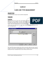 Layer and Line Type Management: Layering