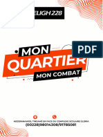 Projet Mon Quartier, Mon Combat