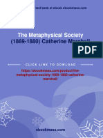 Instant Download The Metaphysical Society (1869-1880) Catherine Marshall PDF All Chapter