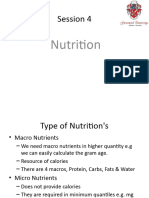 Session 4 Nutrition